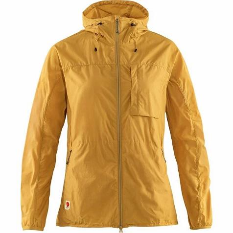 Fjallraven High Coast Trekking Jacket Yellow Singapore For Women (SG-647262)